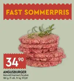 Coop Mega ANGUSBURGER tilbud
