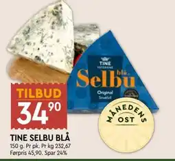 Coop Mega TINE SELBU BLÅ tilbud