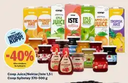 Coop Mega Coop Juice/Nektar/Iste tilbud