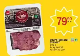 Coop Prix COOP STORFEKJØTT STRIMLET tilbud