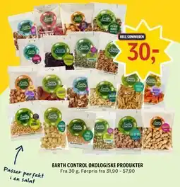 Coop Prix EARTH CONTROL ØKOLOGISKE PRODUKTER tilbud