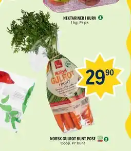 Coop Prix NORSK GULROT BUNT POSE tilbud