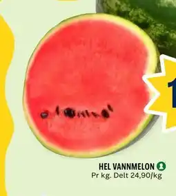 Coop Prix DELT VANNMELON tilbud