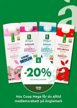 Coop Mega 20% PÅ ÄNGLAMARK tilbud