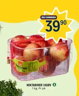 Coop Prix NEKTARINER I KURV tilbud