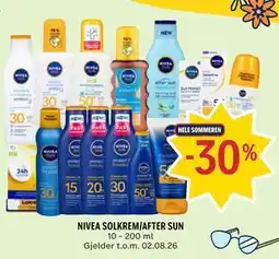 Coop Prix NIVEA SOLKREM/AFTER SUN tilbud