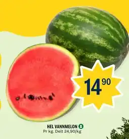 Coop Prix HEL VANNMELON tilbud