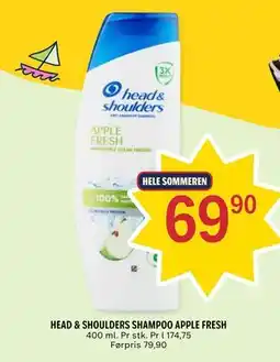 Coop Prix HEAD & SHOULDERS SHAMPOO APPLE FRESH tilbud