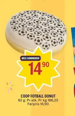 Coop Prix COOP FOTBALL DONUT tilbud