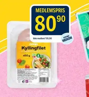 Coop Prix Coop Kyllingfilet tilbud