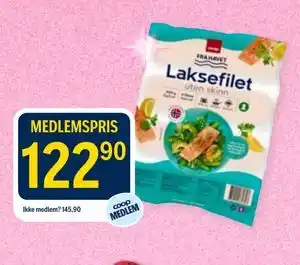 Coop Prix Coop Laksefilet tilbud