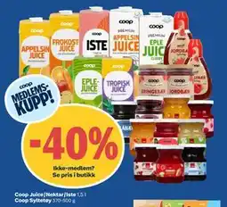 Coop Obs Coop Juice/Nektar/Iste tilbud