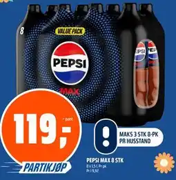 Coop Obs PEPSI MAX 8 STK tilbud