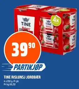 Coop Obs TINE RISLUNSJ JORDBÆR tilbud