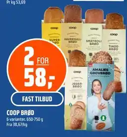 Coop Obs COOP BRØD tilbud