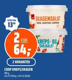 Coop Obs COOP KREPS/SKAGEN tilbud