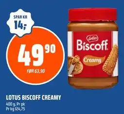 Coop Obs LOTUS BISCOFF CREAMY tilbud