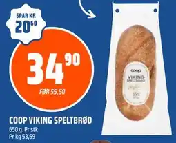 Coop Obs COOP VIKING SPELTBRØD tilbud