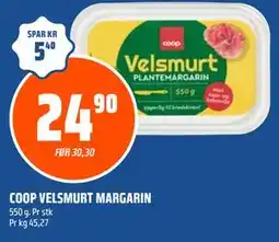 Coop Obs COOP VELSMURT MARGARIN tilbud