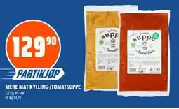 Coop Obs MERE MAT KYLLING-/TOMATSUPPE tilbud