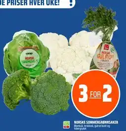 Coop Obs NORSKE SOMMERGRØNNSAKER tilbud