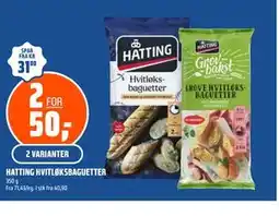 Coop Obs HATTING HVITLØKSBAGUETTER tilbud