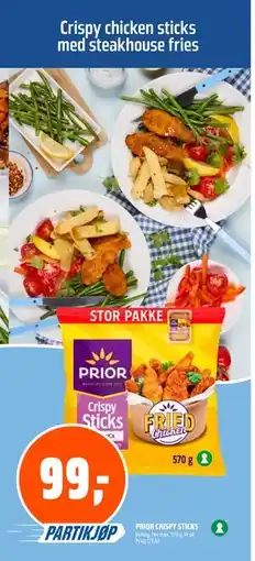 Coop Obs PRIOR CRISPY STICKS tilbud