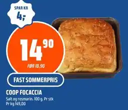 Coop Obs COOP FOCACCIA tilbud