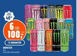 Coop Obs MONSTER tilbud