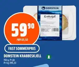 Coop Obs DOMSTEIN KRABBESKJELL tilbud