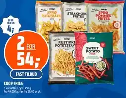 Coop Obs COOP FRIES tilbud