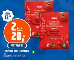 Coop Obs COOP HAKKEDE TOMATER tilbud