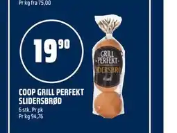 Coop Obs COOP GRILL PERFEKT SLIDERSBRØD tilbud