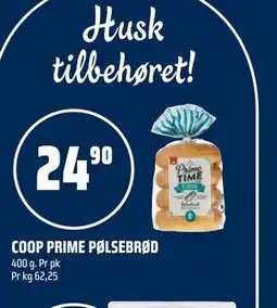 Coop Obs COOP PRIME PØLSEBRØD tilbud