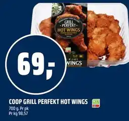 Coop Obs COOP GRILL PERFEKT HOT WINGS tilbud