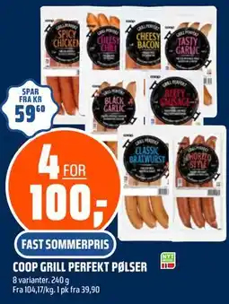 Coop Obs COOP GRILL PERFEKT PØLSER tilbud