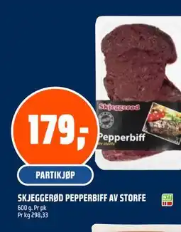 Coop Obs SKJEGGERØD PEPPERBIFF AV STORFE tilbud