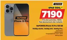 POWER RePOWER iPhone 15 Pro 128 GB tilbud