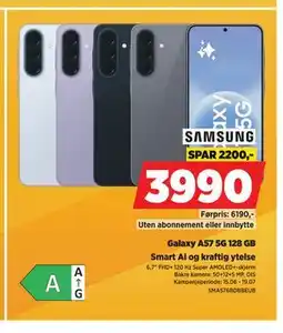 POWER Galaxy A57 5G 128 GB tilbud