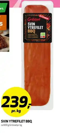Bunnpris SVIN YTREFILET BBQ tilbud