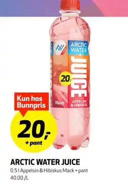 Bunnpris ARCTIC WATER JUICE tilbud