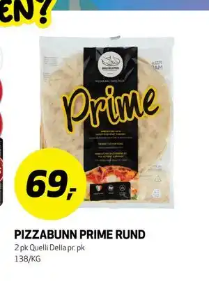 Bunnpris PIZZABUNN PRIME RUND tilbud