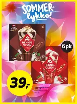 Bunnpris KRONE-IS JORDBÆR OG SJOKOLADE tilbud