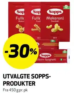 Bunnpris UTVALGTE SOPPS-PRODUKTER tilbud