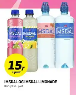 Bunnpris IMSDAL OG IMSDAL LIMONADE tilbud