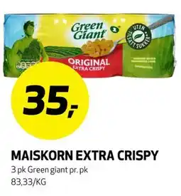 Bunnpris MAISKORN EXTRA CRISPY tilbud