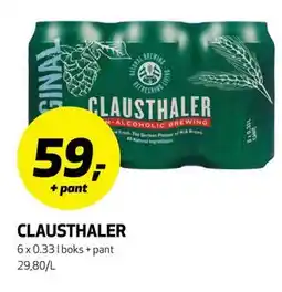 Bunnpris CLAUSTHALER tilbud