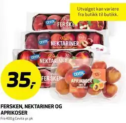 Bunnpris FERSKEN, NEKTARINER OG APRIKOSER tilbud