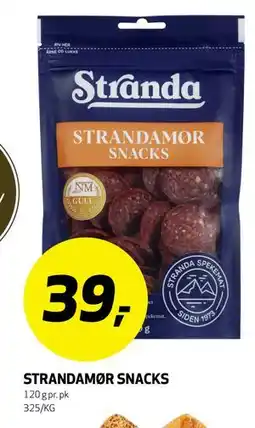 Bunnpris STRANDAMØR SNACKS tilbud