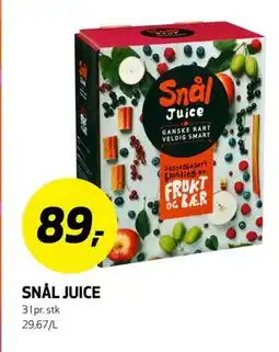 Bunnpris SNÅL JUICE tilbud